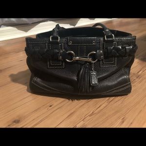 Black coach bag